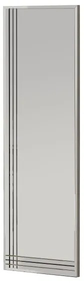 Specchio da parete TRIO 120x40 cm cromo