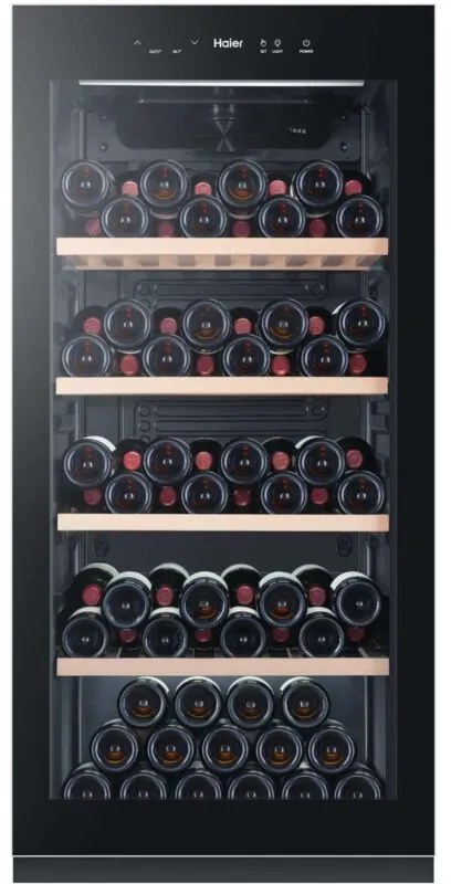 Haier HWS116GAE Cantinetta vino con compressore Libera installazione Nero 116 bottiglie