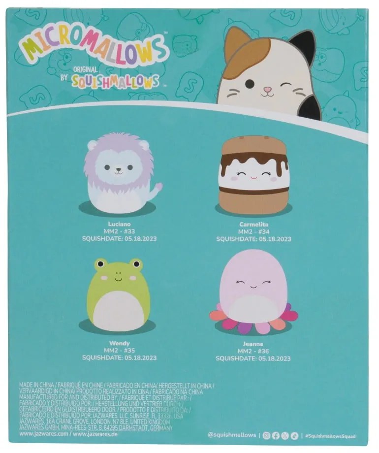 Set di peluche 4 pz 4Pack - SQUISHMALLOWS