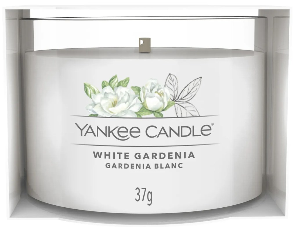 Candela votiva White Gardenia Yankee Candle