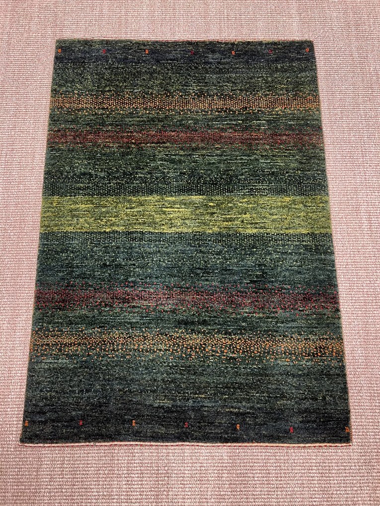 Loribaft Tappeto persiano 80 x 120 Verde (Iran) Annodato A Mano