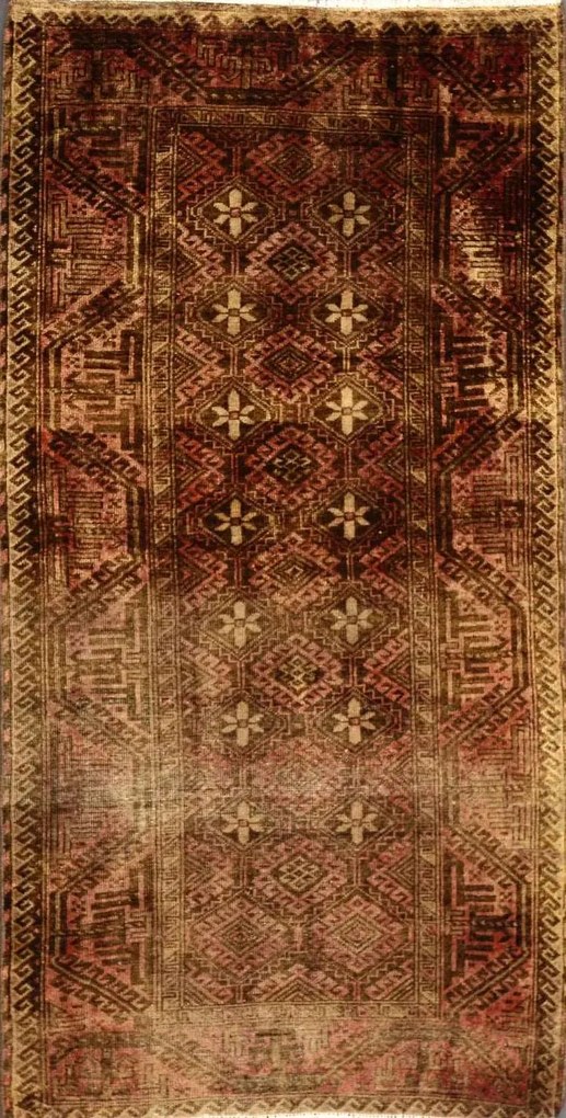 Beluch Tappeto persiano 200x100 (Iran)