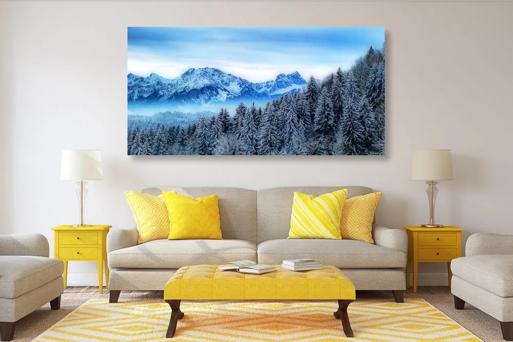 Quadro su tela – Montagne congelate