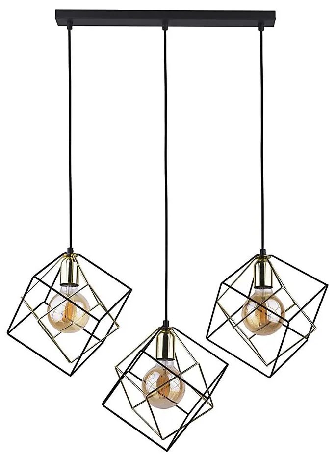 Lampadario a sospensione con filo ALAMBRE 3xE27/60W/230V