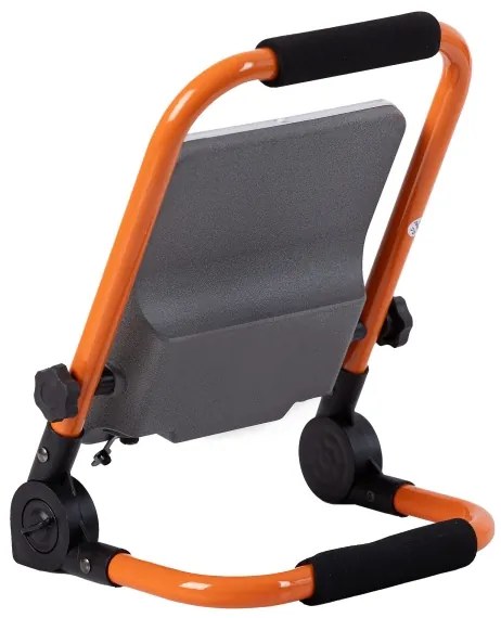 Proiettore LED ricaricabile con treppiede LED/50W/3,2V 4500K 5000 mAh IP65 arancione
