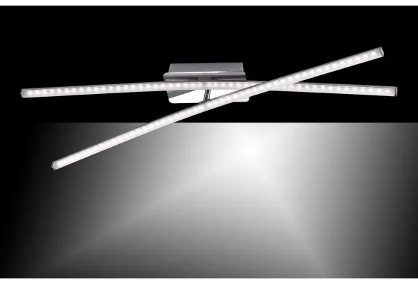 Leuchten Direkt 11272-55 - Lampadario LED da superficie SIMON 2xLED/8W/230V cromo opaco