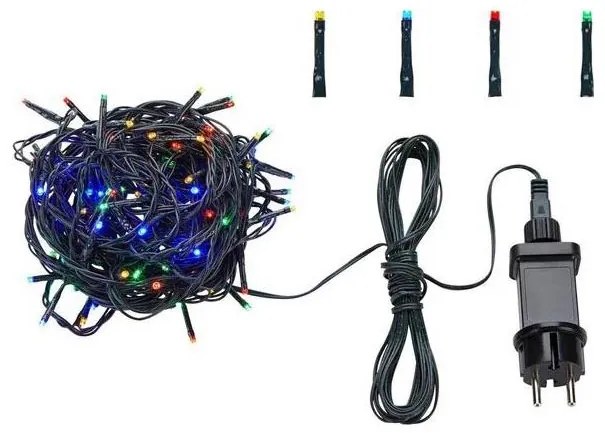 Markslöjd 703357 - Catena natalizia LED per esterni SKEN 120xLED 17m IP44 multicolore