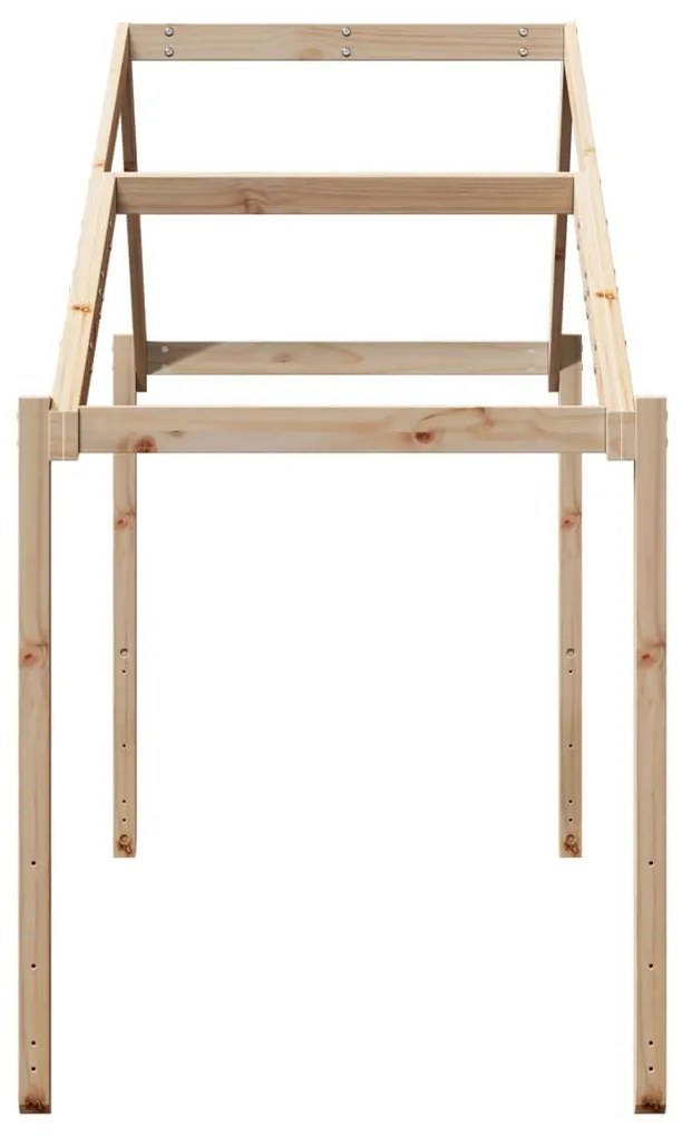 Tetto per letto bambini 213x95,5x144,5cm legno massello di pino