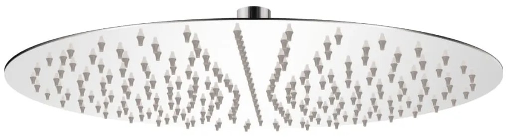 Testa Doccia A Pioggia İn Acciaio Inossidabile 40 Cm Rotonda /