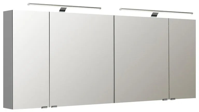 Pensile con luce Cassca PELIPAL bianco L 160 x H 156 x P 23 cm