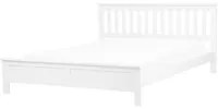 Letto in legno di pino bianco 180 x 200 cm in stile scandinavo