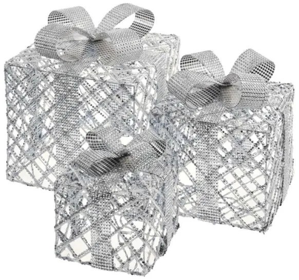 Decorazione natalizia LED 72xLED/1,35W/230V argento