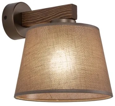 Brilagi - Lampada da parete LATTE 1xE27/15W/230V pino/marrone