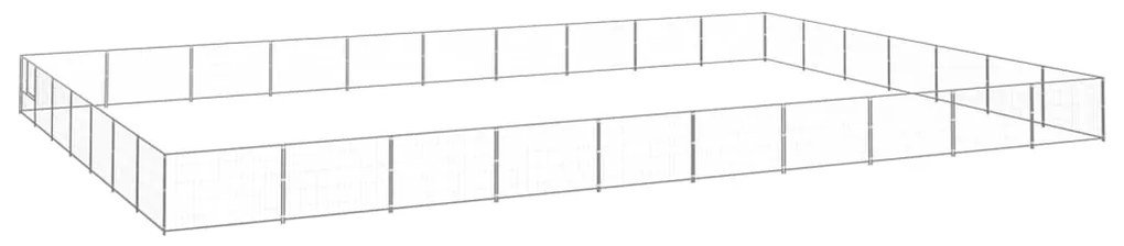 Gabbia Per Cani Argento 70 M² İn Acciaio /
