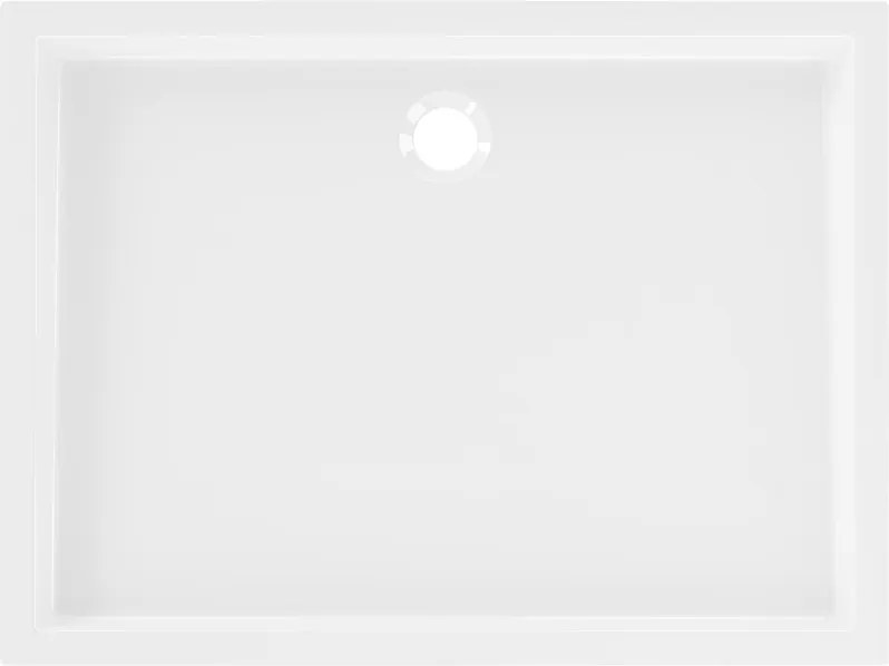 Mexen Flow+ piatto doccia rettangolare 90 x 70 cm, bianco lucido - 46R107090H