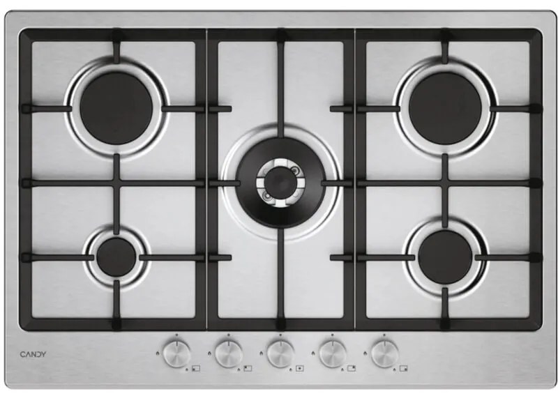 Moderna CHG74WTX. Colore del prodotto: Acciaio inox, Posizionamento dell'apparecchio: Da incasso, Dimensione della larghezza del piano cottura: 74.5