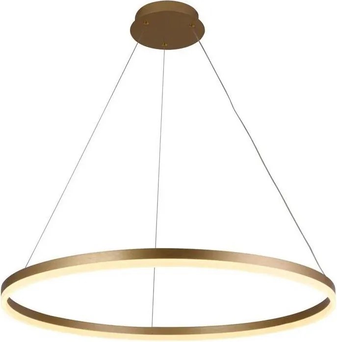 Brilagi - Lampada a sospensione LED dimmerabile a cavo CIRCLE LED/55W/230V 3000-6500K dorata + telecomando
