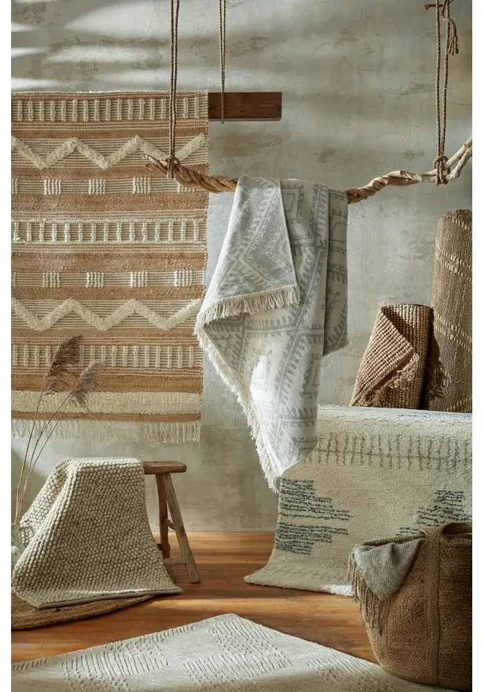 Tappeto in juta beige 160x230 cm Medina - Flair Rugs