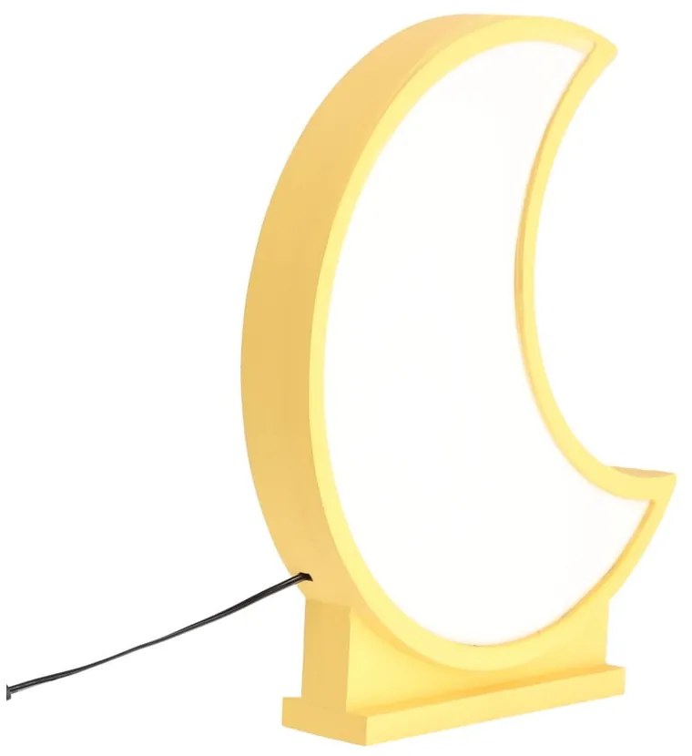 Lampada per bambini gialla Moon - Candellux Lighting