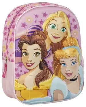 Zaino Scuola Disney Princess Rosa 25 x 31 x 10 cm