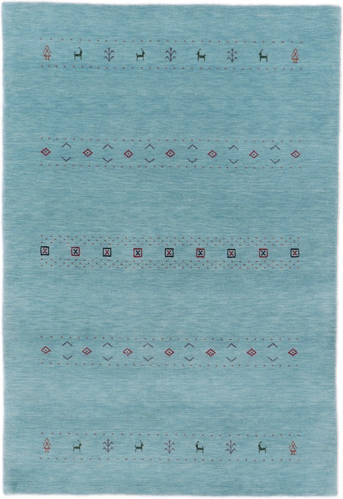 Loribaft Tappeto 200 x 130 (Indian) Annodato A Mano