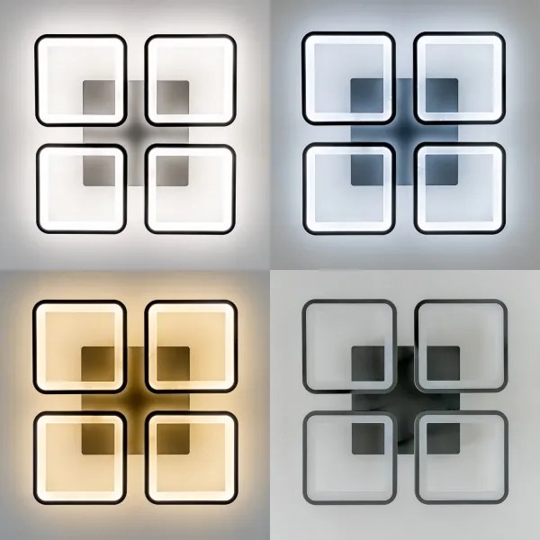 Brilagi - Lampadario a plafone LED dimmerabile SQUARED LED/85W/230V 3000-6500K + +TC