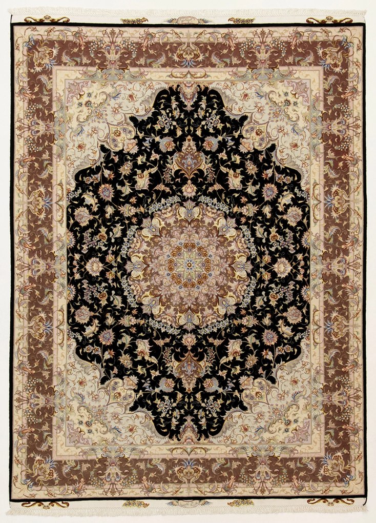 Tabriz Tappeto 210x150 (Iran) Annodato A Mano
