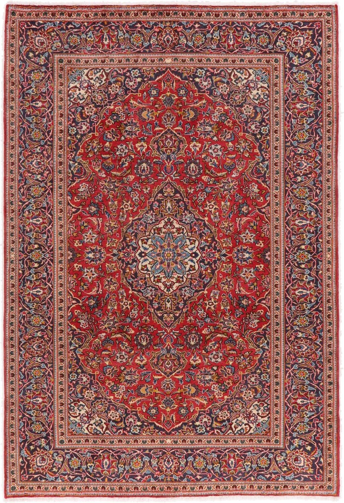 Kashan Tappeto 300x210 (Iran) Annodato A Mano