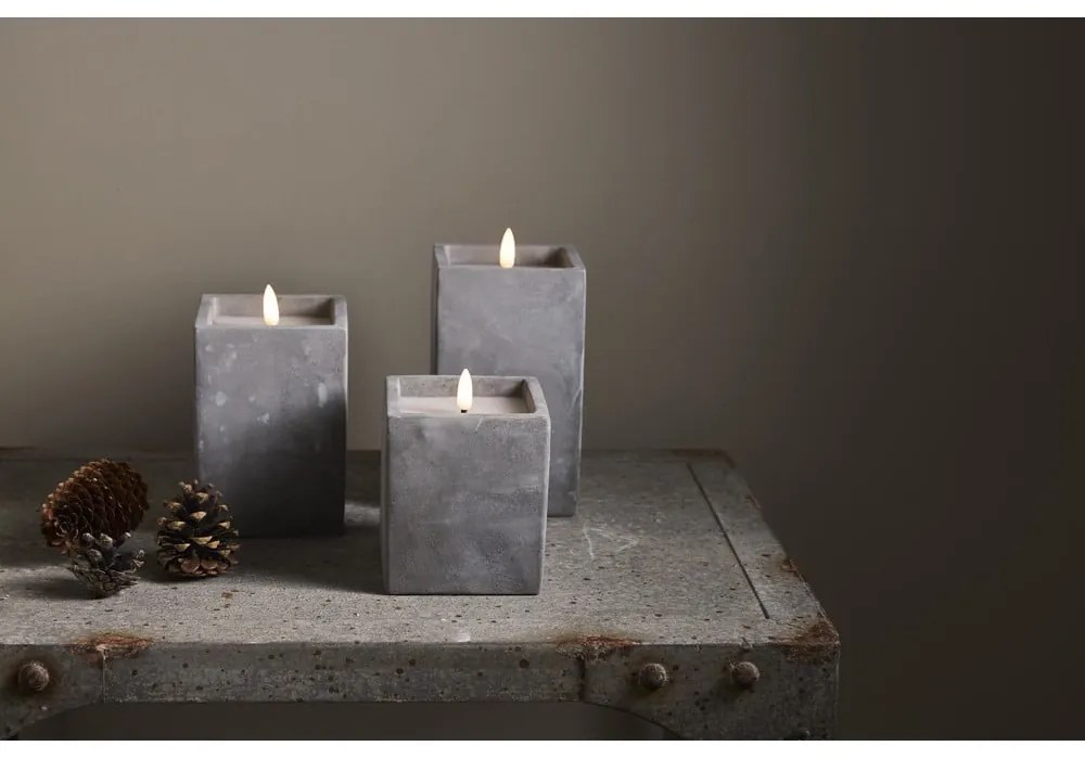 Candela a LED (altezza 11,5 cm) Flamme Cem - Star Trading