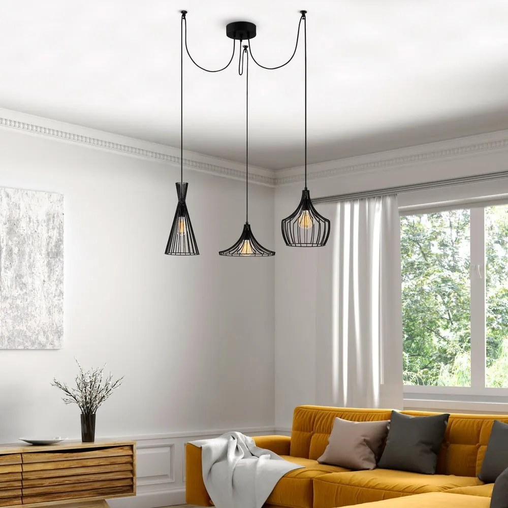 Lampadario nero Mezopotamya – Opviq lights