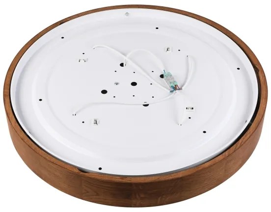 Brilagi - Plafoniera LED CARVALHO 4xE27/60W/230V finitura rovere ciliegio Ø 57,5 cm