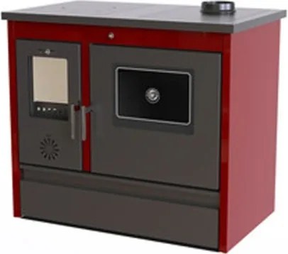 Stufa a Legna con Forno C Line Air Sparta 11,16 kW Bordeaux