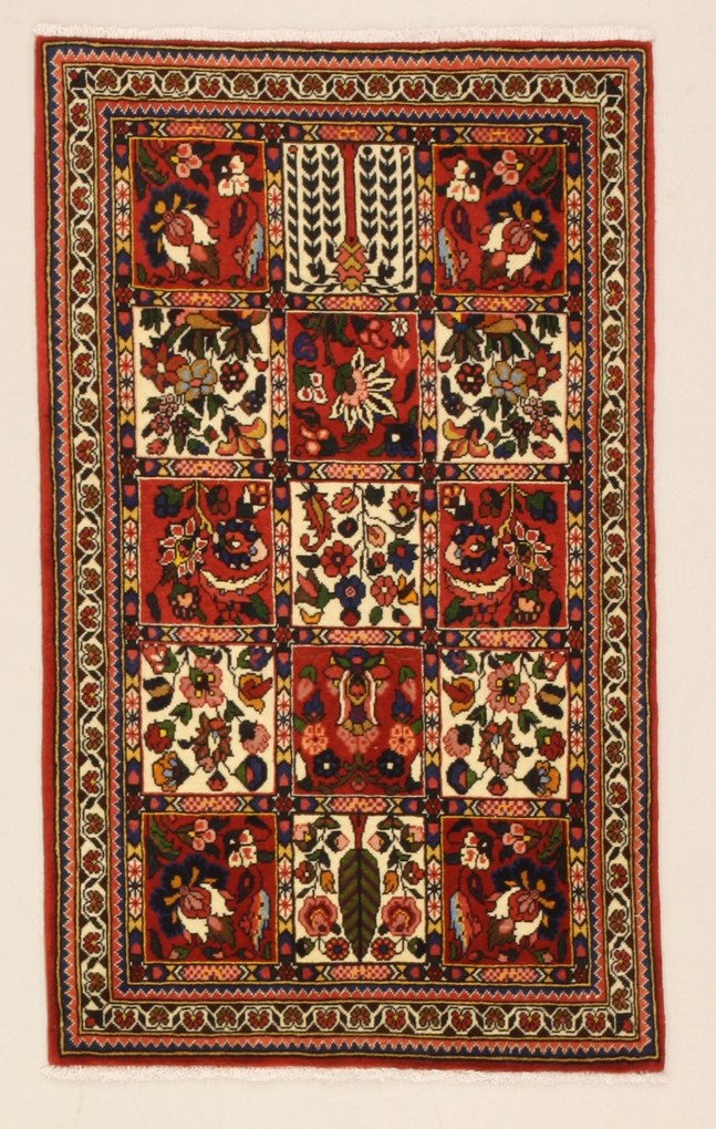 Bakhtiar Tappeto 110 x 60 (Iran) Annodato A Mano