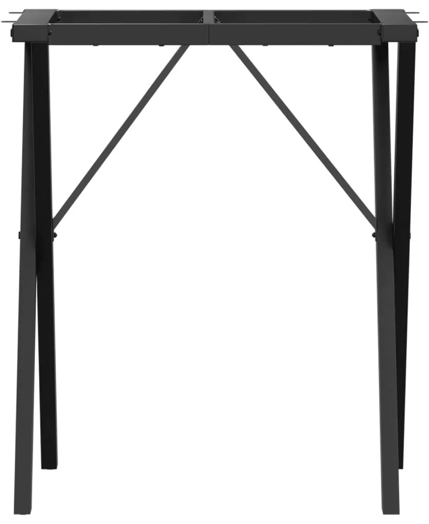 Telaio gambe a x per tavolo da pranzo 50x40x73 cm in ghisa
