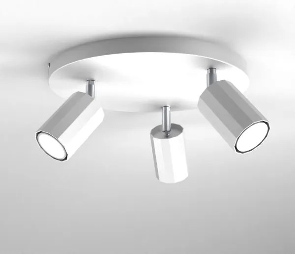 Faretto BELLO 3xGU10/8W/230V bianco