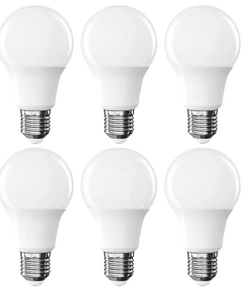 Confezione da 6 lampadine LED A60 E27/8,8W/230V 4000K