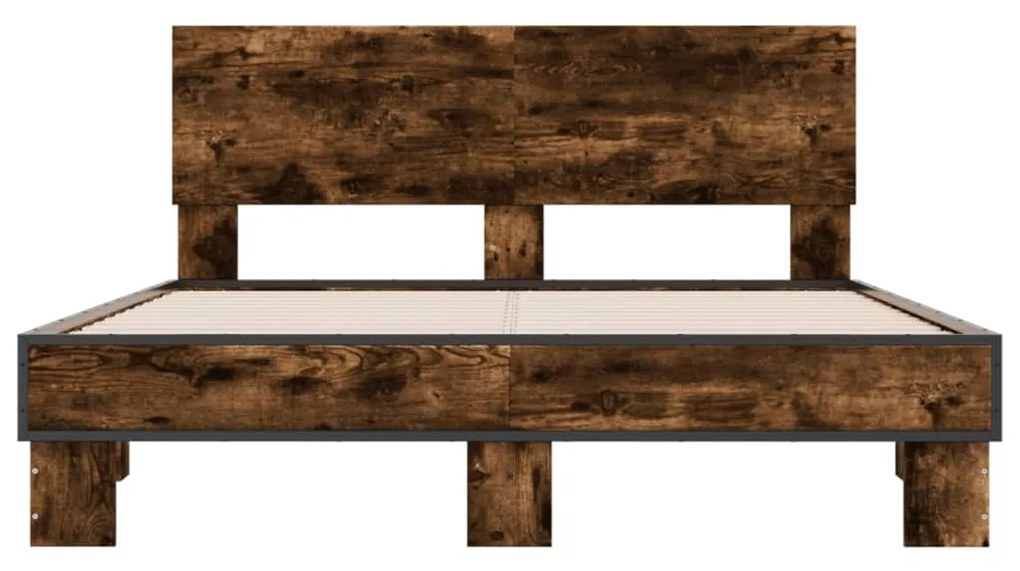 Giroletto rovere fumo 135x190 cm in legno multistrato metallo