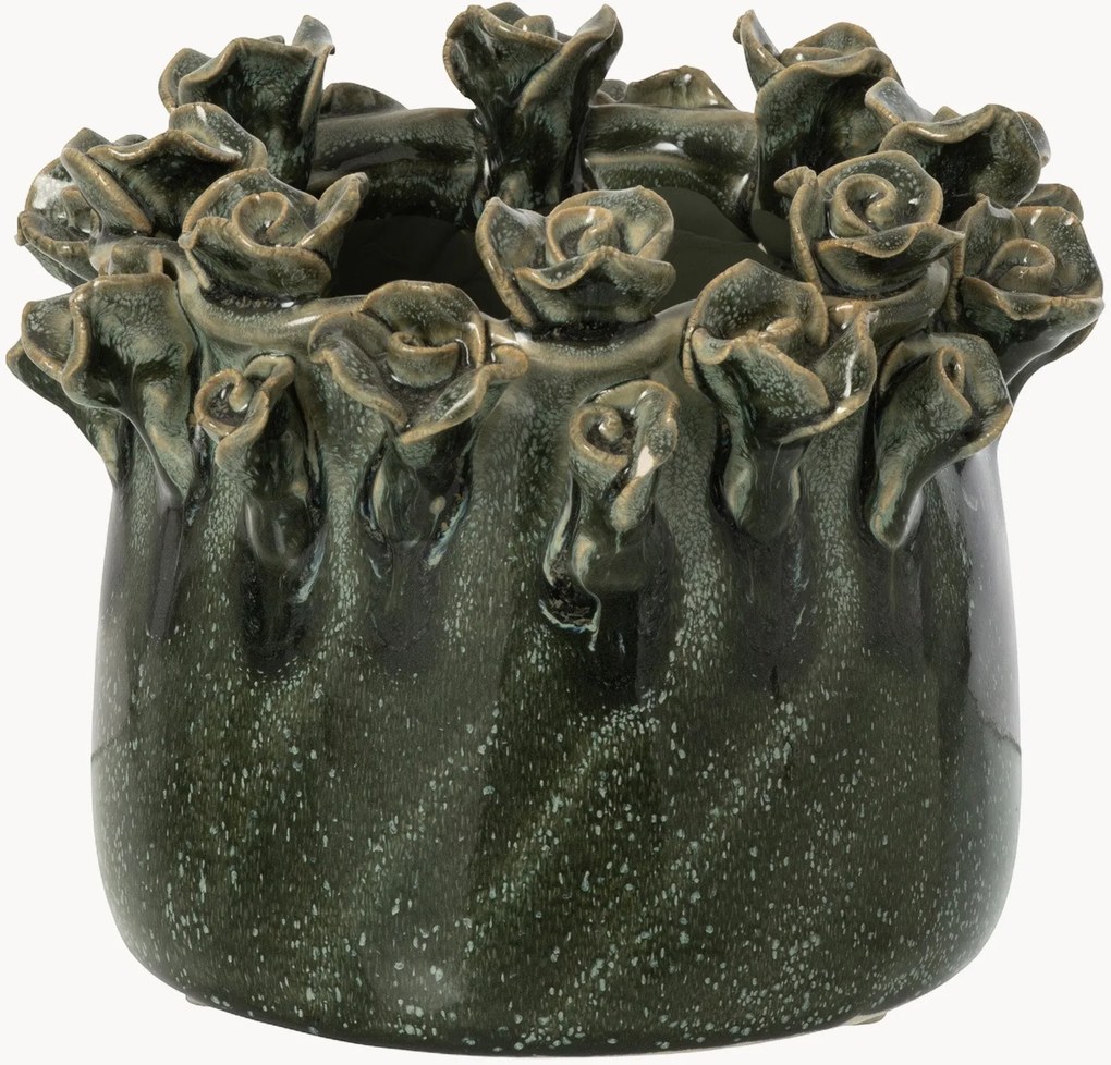 Portavaso in ceramica Roses