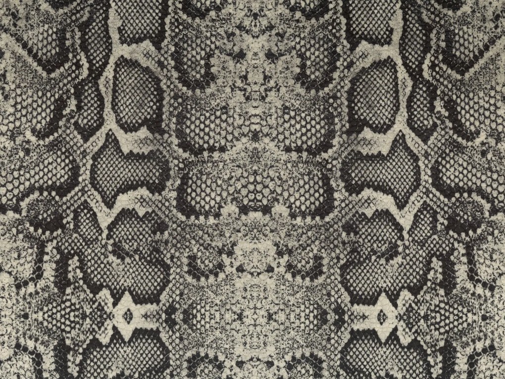 Wild cuscino in collezione Wild in microfibra impermeabile serpente grigio scuro