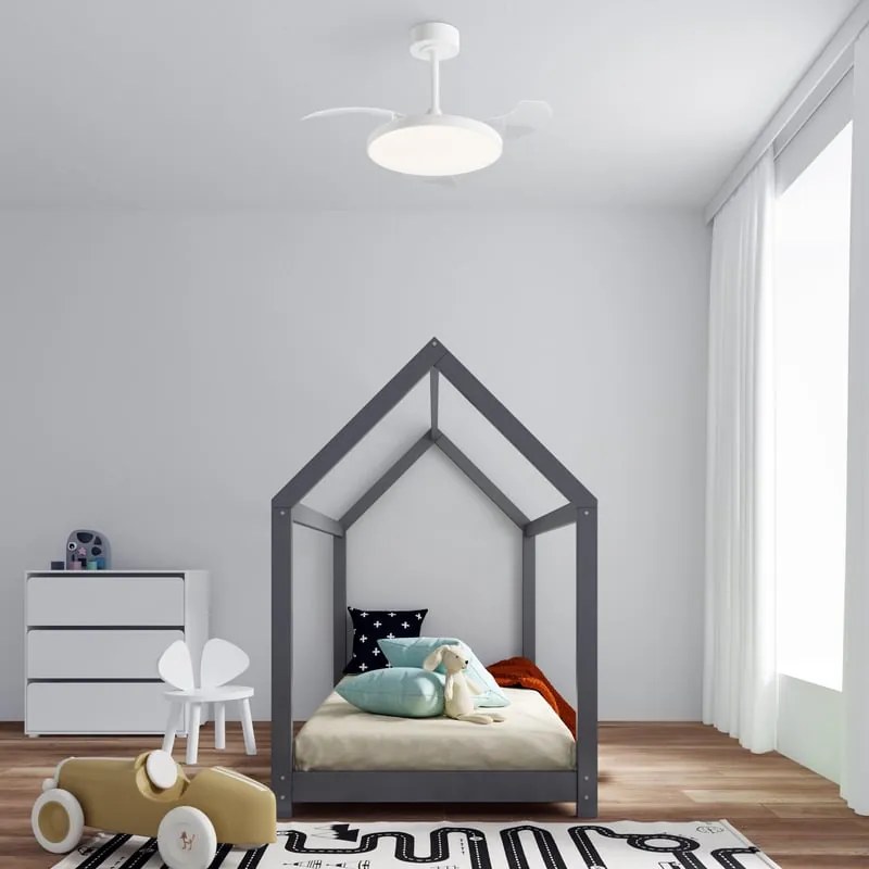 Ventilatore da soffitto SLIM trasparente, D. 40 cm MANTRA