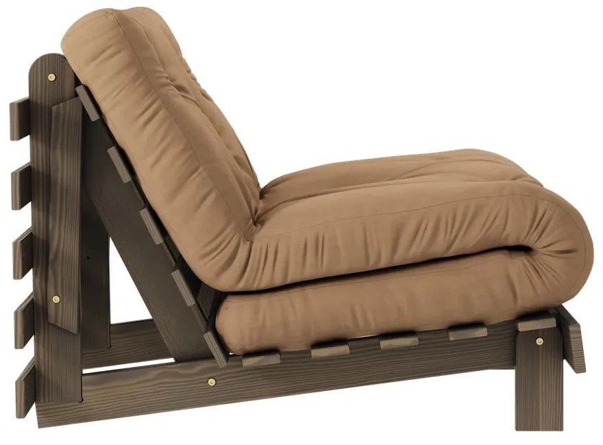 Poltrona marrone chiaro Roots - Karup Design