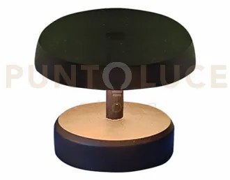 Lampada da tavolo ricaricabile da giardino nera dimmer 10%,50%,100%