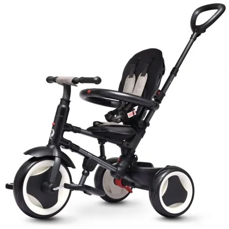 QPlay - Triciclo per bambini 3in1 RITO EVO grigio
