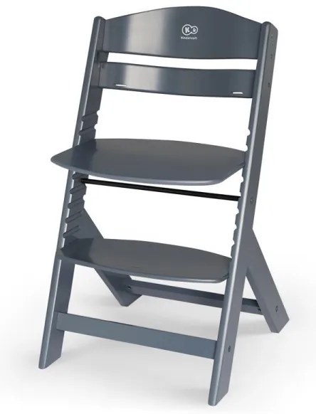 KINDERKRAFT - Sedia da pranzo per bambini ENOCK grigia