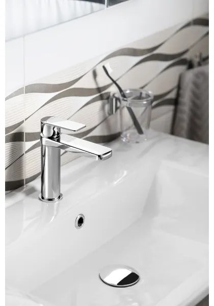 Aqualine - Rubinetto del lavandino DAPHNE 15,5 cm cromo lucido