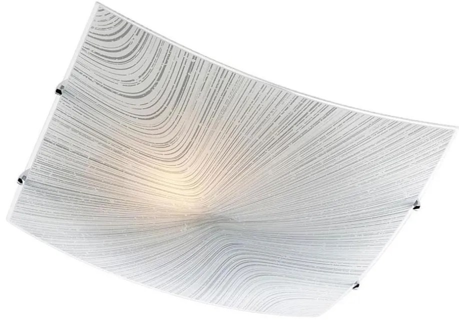 Redo 05-812 - Plafoniera SHAKE 1xE27/42W/230V 29,5x29,5 cm bianca