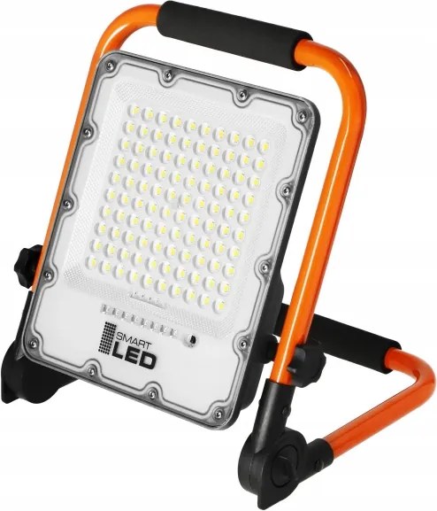 Proiettore LED ricaricabile con stativo LED/50W/3,2V 4500K 5000 mAh IP65 arancione