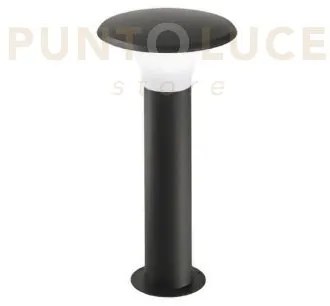 Ges511- paletto in alluminio grigio antracite 1 luce attacco e27 ip...