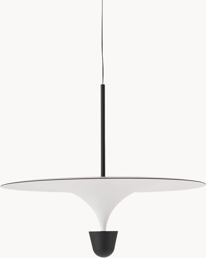 Lampada a sospensione grande a LED fatta a mano con luce regolabile Kantarell