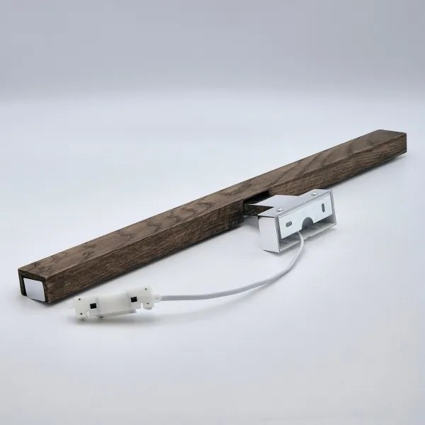Brilagi-Illuminazione a LED per specchi da bagno WOODY MIRROR LED/12W/230V IP44 quercia/cromo